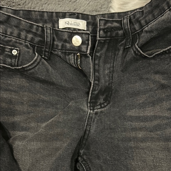 Black Straight Leg Jeans - Picture 2 of 5